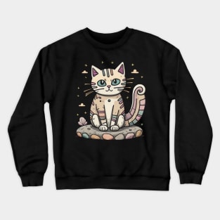 The rock cat Crewneck Sweatshirt